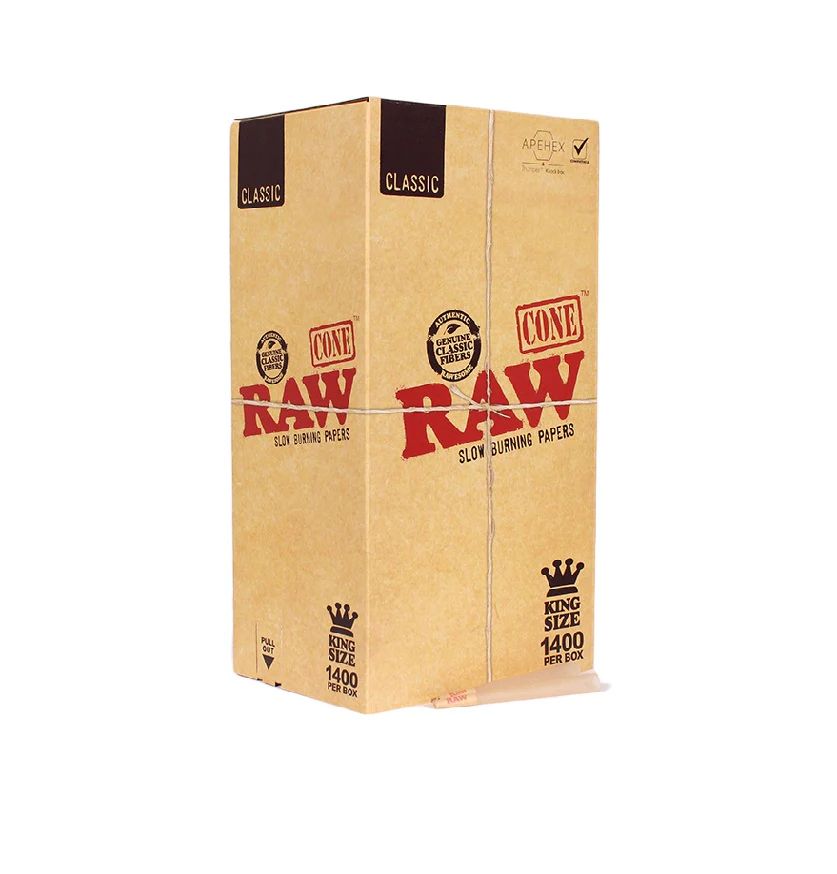 RAW Classic King Size Cone 1400ct